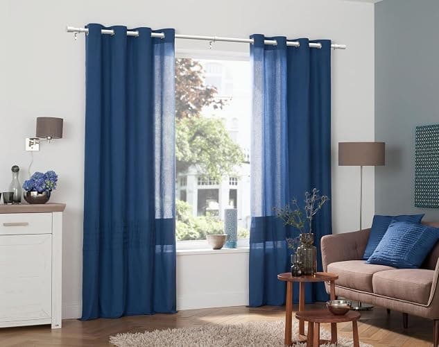 TONIAL White Curtain Rods 32 to 58 Inch(2.6-4.8ft), Adjustable Splicing Window Curtains rod, 3/4 Drapery Rods for Windows 20 to 53 Inch(1.7-4.4ft), Decorative Single Rod with Modern Cap Finial thumbnail 8
