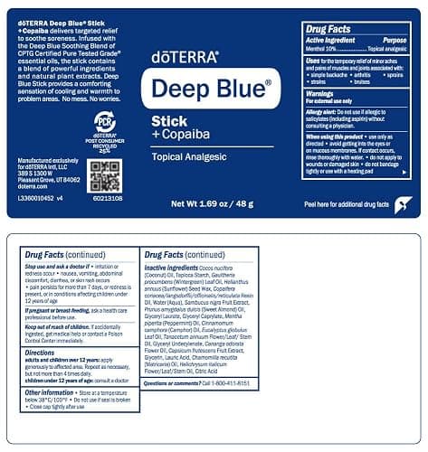 doTERRA Deep Blue Stick - 2 Pack thumbnail 2
