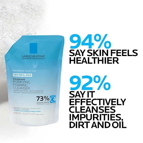 La Roche-Posay Toleriane Purifying Foaming Facial Cleanser, Oil Free Face Wash for Women & Men with Niacinamide + Ceramides, Pore Cleanser Safe For Sensitive Skin, Won’t Dry Out Skin, Soap Free thumbnail 5