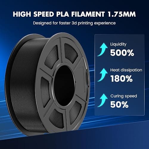 SUNLU High Speed PLA Filament 1.75mm, 30mm/s - 600mm/s Print Range, for Print Christmas Tree, Designed for Fast Printing, Good for Fast Printing, 1KG Olive Green thumbnail 3