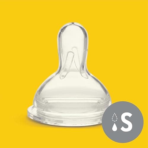 Medela Slow Flow Spare Nipples with Wide Base, 3 Pack, Compatible with Medela Storage Bottles, Made Without BPA thumbnail 2