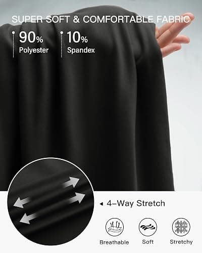 Stelle Women's Wide Leg Yoga Pants Soft High Waisted Sweatpants Stretch Lounge Bottom with Pockets 28" Inseam thumbnail 4