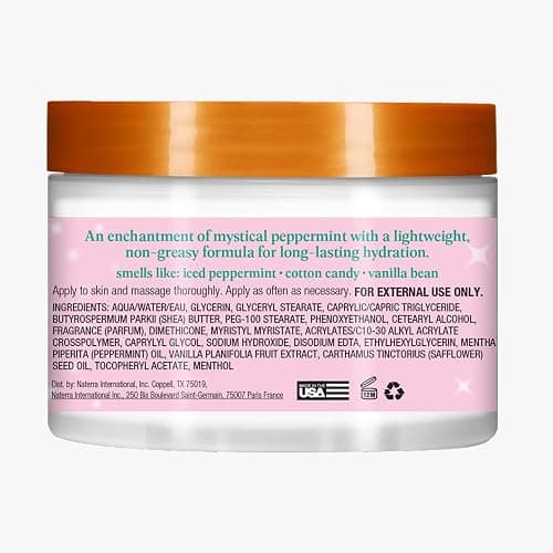 Tree Hut Merry Mint Whipped Shea Body Butter, Long-Lasting Hydration for Soft, Smooth Skin, Nourishing Essential Body Care, Lightweight Moisturizer, Holiday Gift & Stocking Stuffer, 8.4 fl oz thumbnail 3