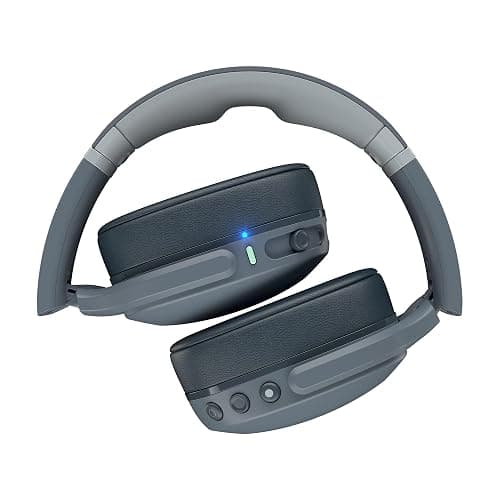 Skullcandy Crusher Evo Wireless Bluetooth Headphones with Extra USB-C Charging Cable, Multi-Sensory Bass, Noise Isolating Over-Ear Fit, 40 Hours Battery, Microphone for iPhone Android - Chill Grey thumbnail 9