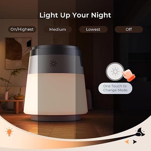 Wireless Charger 3 in 1, Magnetic Wireless Charger Stand with Night Light, 360° Rotation Portable Travel Charging Station Multiple Devices for iPhone 17/16/15/14/13/12, Apple Watch, AirPods Pro 3 thumbnail 3