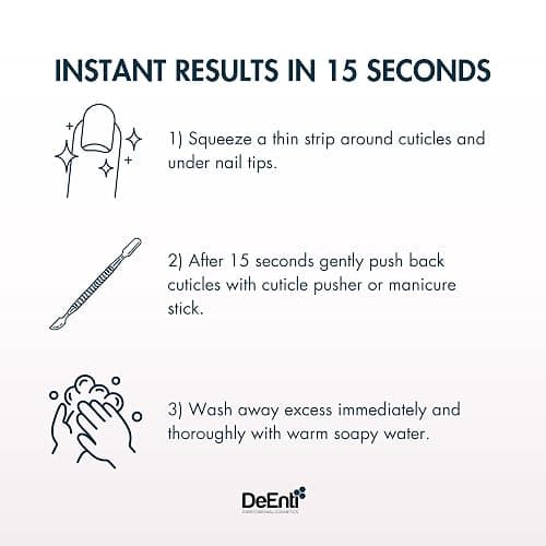 DeEnti Instant Cuticle Remover Gel, Nail Cuticle Softener, 8oz Eucalyptus | Softens and lifts cuticles in seconds for a fast, professional manicure, a gentle eucalyptus gel for salon-quality nail care thumbnail 4