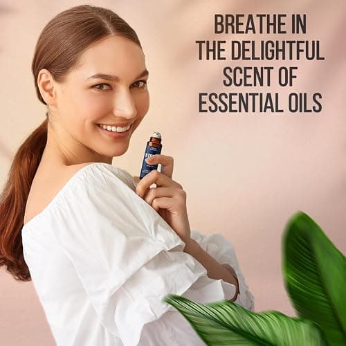 Stress Relief Essential Oil Roll-On 10 ml - Natural Stress Relief Blend with Lavender, Geranium & Frankincense Oils - Prediluted Roller for Calming Aromatherapy - Nexon Botanics thumbnail 7