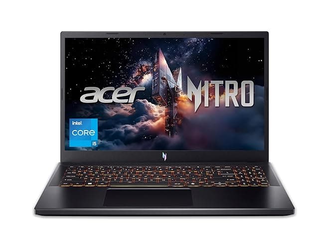 Acer Nitro V Gaming Laptop | Intel Core i5-13420H Processor | NVIDIA GeForce RTX 4050 Laptop GPU | 15.6" FHD IPS 165Hz Display | 8GB DDR5 | 512GB Gen 4 SSD | Wi-Fi 6 | Backlit KB | ANV15-52-586Z - Image 1