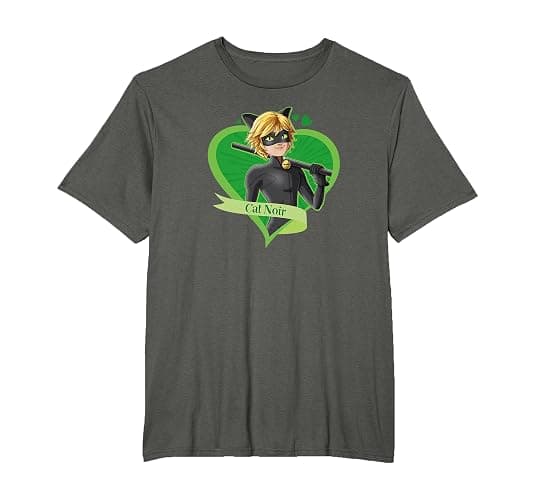 Miraculous Ladybug Valentine's Day Love from Cat Noir T-Shirt - Image 1