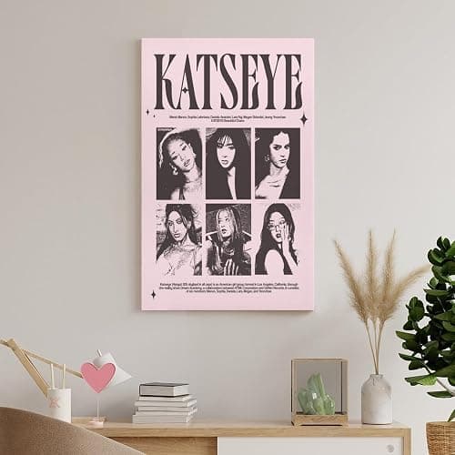 KATSEYE Merch Wall Art Poster Scroll Canvas Painting Picture Living Room Decor Home Framed/Unframed 12x18inch(30x45cm) thumbnail 8