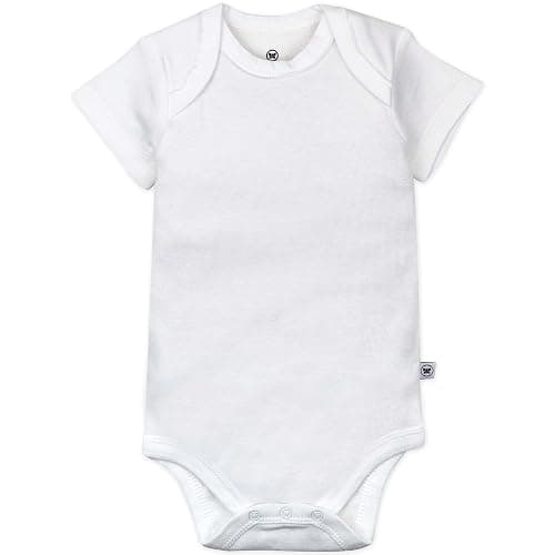 HonestBaby 5-pack Short Sleeve Bodysuits One-piece 100% Organic Cotton for Infant Baby Boys thumbnail 2