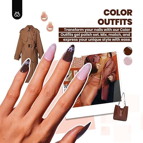 Beetles Gel Nail Polish Kit with U V Light - 68Pcs Gel Nail Kit 35 Colors Outfits Glitter Red Classic Blue Polish Set with Everything Nails Manicure Tools for Beginners DIY At Home Gifts for Women thumbnail 2