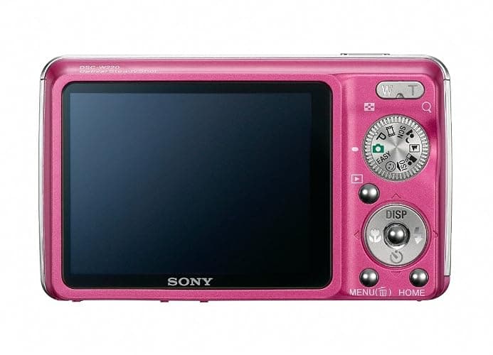 Sony Cybershot DSC-W220 12MP Digital Camera with 4x Optical Zoom with Super Steady Shot Image Stabilization (Light Pink) (OLD MODEL) thumbnail 2