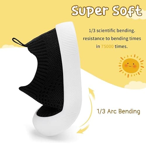 BACSAC Baby Toddler Unisex Infant Shoes Boys Girls Beige Mesh Breathable Non-Slip Soles 6-36 Months thumbnail 5