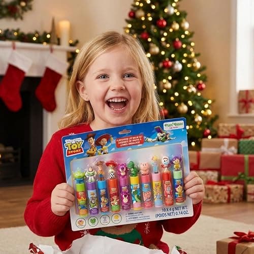 Toy Story 10 Piece Plant Based Lip Balm with Bonus Toppers, Makeup Set for Girls, Boys, Toddlers, Perfect for Gift-Giving, Sleepovers, for Kids, by Townley Girl thumbnail 7