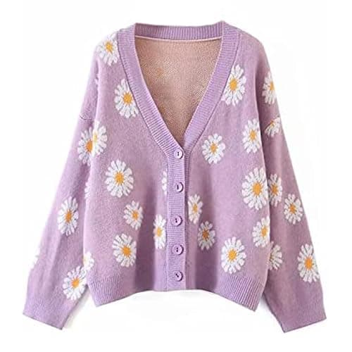 [ Hyipels ] Women's Long Sleeve Cardigan Sweater - Image 1