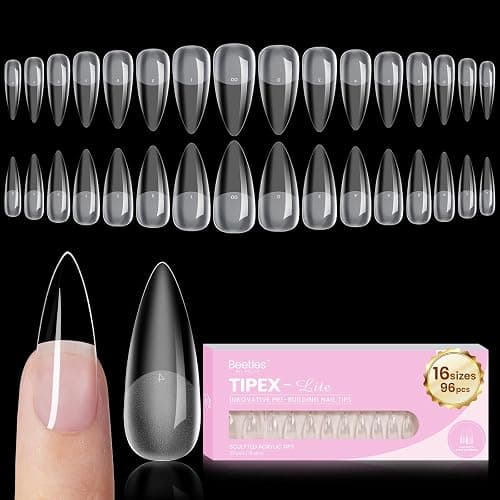  Gel Nail Tips, Stiletto  - Image 1