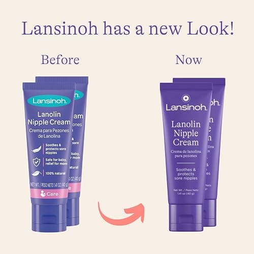 Lansinoh Lanolin Nipple Cream Safe for Breastfeeding Baby, 100% Natural Nipple Butter for Mom, Breastfeeding Essentials, 1.41 Ounces (2 Pack) thumbnail 2