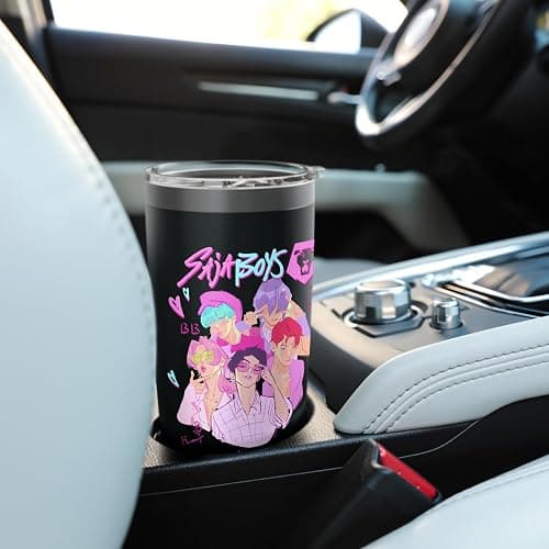 KPop Demon Hunters Saja Boys Heartthrob Officially Licensed Stainless Steel Insulated Tumbler thumbnail 2