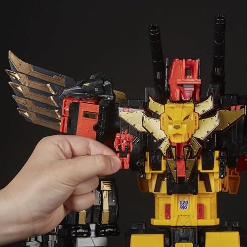 Transformers Power of The Primes Predaking, Collectible 18-Inch Titan Class Combiner with 5 Converting Predacon Figures, 15+ thumbnail 5