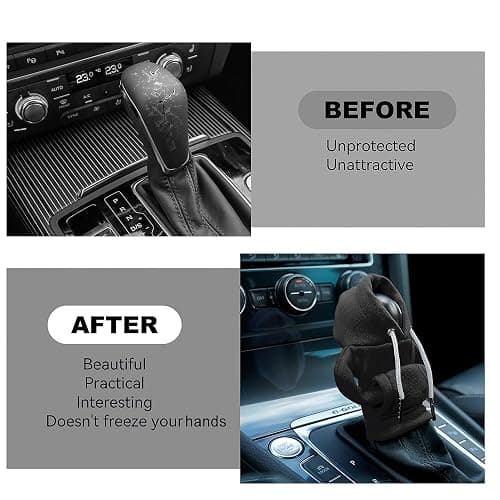 Gear Shift Hoodie, Gear Shift Cover, Universal Car Shift Knob Hoodie, Mini Hoodie for Car Shifter, Automotive Interior Cute Gadgets, Car Accessories and Decorations thumbnail 5
