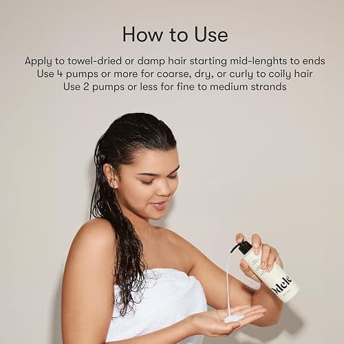Odele Vegan Leave-In Conditioner, for Deep Moisture, Detangling, Frizz Control, Weightless Shine, and All Hair Types + Textures, 8 fl oz (2-Pack) thumbnail 5