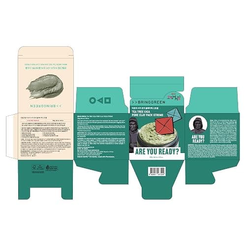 BRING GREEN X NETFLIX SQUID GAME Edition Tea Tree Cica Pore Clay Pack Strong 100g thumbnail 2