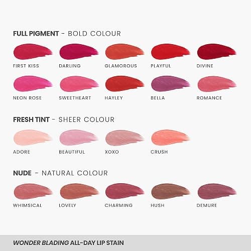 Wonderskin Lip Stain – Long Lasting, Waterproof, Lip Tint Peel Off Masque | Transfer-proof red lip tint with comfortable all-day wear for natural-looking lips from day to night. thumbnail 7