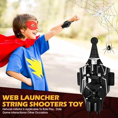 M MITLINK Web Launcher Spider String Shooter Toy, Web Shooters Cool Gadgets Reel-in Real Silk Superhero Role-Play Fun Stuff Toys Great for Men and Kids thumbnail 8