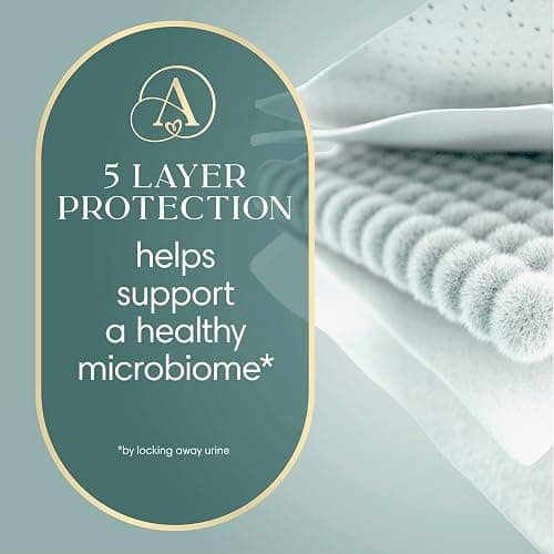 Pampers Amore, Size 1 (8-14 lbs), 82 Count, Our Best Diaper – Hypoallergenic & Fragrance Free, Up to 100% Leakproof, Soft as Cashmere thumbnail 5