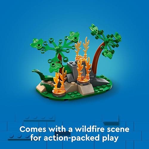 LEGO City Fire Rescue Plane Toy - Building Blocks Playset for Boys & Girls, Ages 6+ - Pretend Play for Role Play for Kids - Gift for Christmas - 60413 thumbnail 5