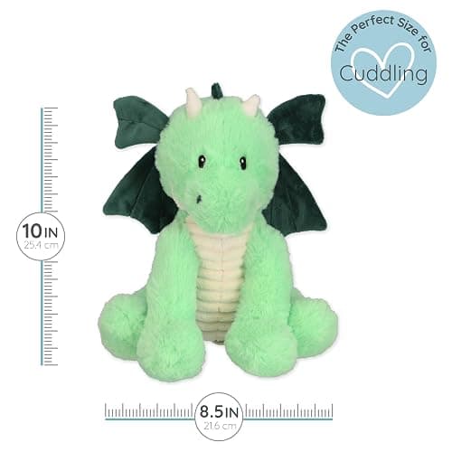 1i4 Group Daniel Dragon - Microwavable & Weighted Plush Stuffed Animal - Heated Plushie for Warmth - Cute, Soft, Cozy Toy for Adults & Children (Boys, Girls, & Toddlers) by Warm Pals thumbnail 2