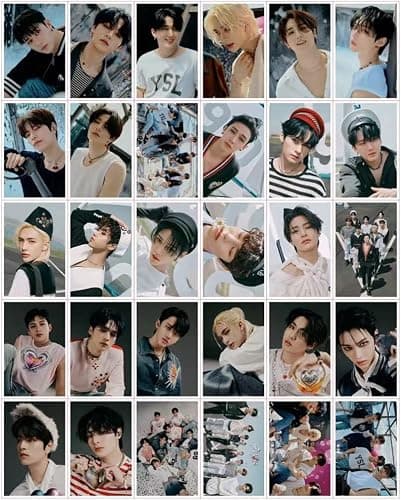 eTel Like Stray Kids Merch 4 Colors LED Clip Light with Big Photocards, Remote Control 10Ft 20LED and 30Pcs 3.1‘’x 4.7‘’ Lomo Card, Home Room Decoration for Gifts thumbnail 4