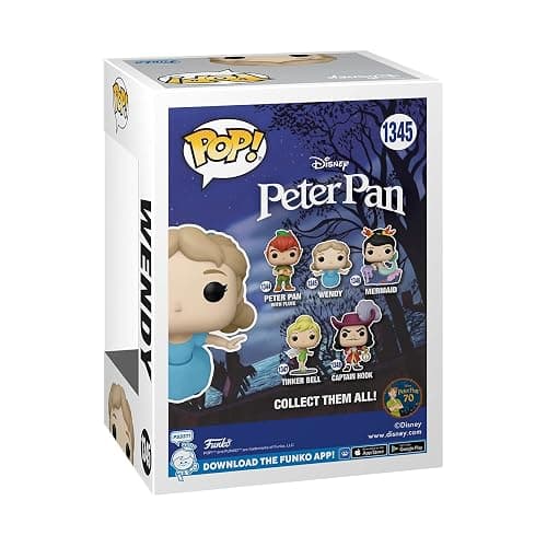 Funko POP! Disney: Peter Pan 70th - Wendy Darling - Collectable Vinyl Figure - Gift Idea - Official Merchandise - for Kids & Adults - Movies Fans - Model Figure for Collectors and Display thumbnail 3
