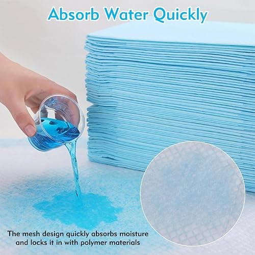 Fhiny 50 PCS Rabbit Pee Pads 18" x 24" Thicken Bunny Pee Pads Disposable Super Absorbent and Leak-Proof Potty Pad for Puppy Cats Guinea Pigs Chinchillas and Other Small Animals thumbnail 3