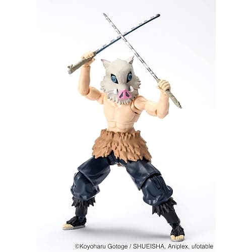 Ultimate Legends - Demon Slayer - Inosuke 5" Action Figure | Demon Slayer Kimetsu No Yaiba 5 Inch Action Figure Ultimate Legends HD - Inosuke Hashibira Masked thumbnail 7