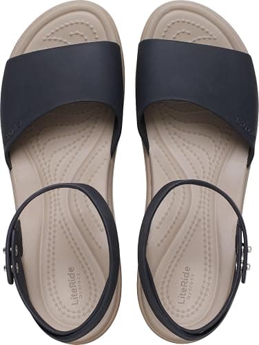 Crocs womens Brooklyn Ankle Strap Wedges thumbnail 2