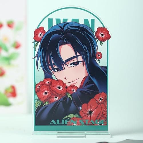 YJacuing Alien Stage Rabbit Series Acrylic Stand – 4.3" x 2" (Ivan) | Official, Anime Merch, ALNST, Tabletop Artwork, Desk and Shelf Decor thumbnail 2