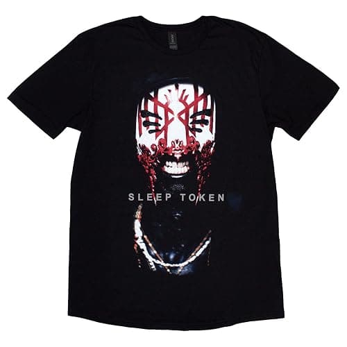 Men's Sleep Token Aford Mask T-Shirt Black - Image 1