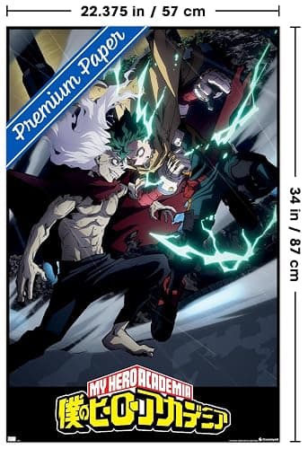 Trends International My Hero Academia: Season 7 - Key Art Wall Poster, 34L x 22.4W, Premium Unframed Version thumbnail 3