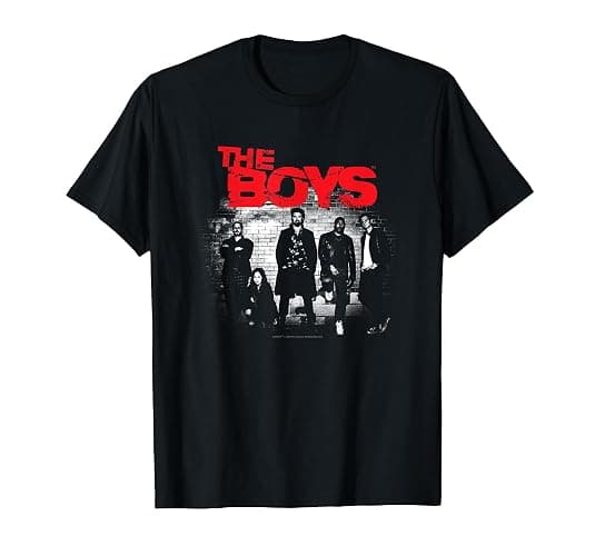 The Boys Graffiti Group Photo T-Shirt Small - Image 1