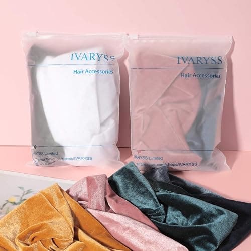 IVARYSS Workout Headbands for Women Non Slip, Premium Stretchy Soft Fabric Head Bands for Women's Hair, Wear for Yoga, Running, Sport, 6 Pack, Fresh Color thumbnail 7