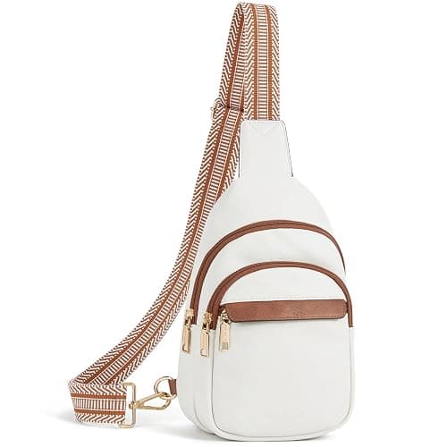 BOSTANTEN Small Sling Bag for Women Leather Crossbody Bags Fanny Pack Chest Bag for Travel - Image 1