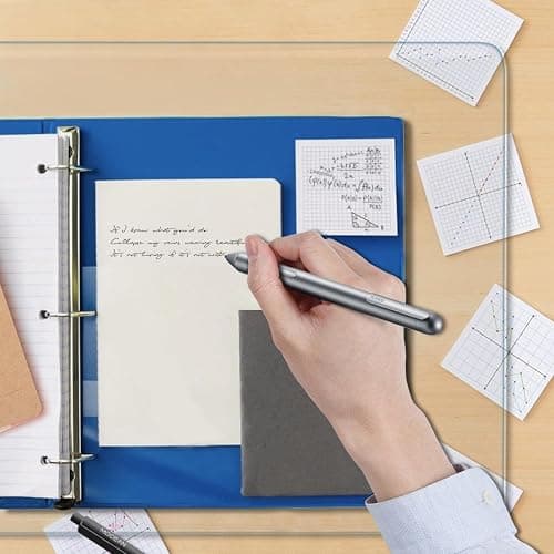 LBJFYHJN Clear Desk Mat, Non-Slip PVC Desk Protector Mat with Round Edge, Heat Resistant & Waterproof Clear Desk Writing Mat for Home and Office (27.6"*13.8") thumbnail 6