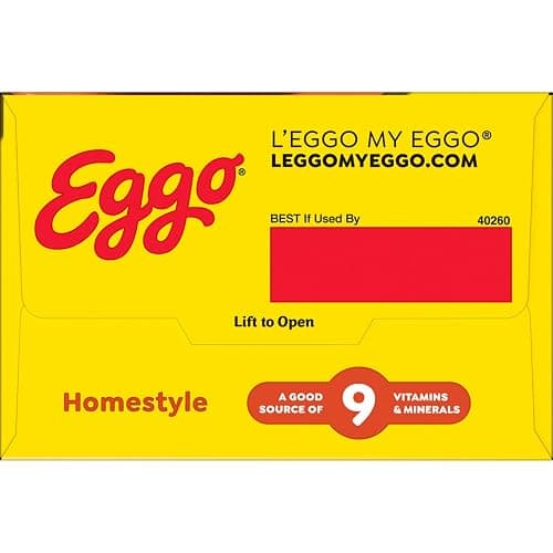 Eggo Homestyle Waffles, Breakfast Food, Frozen Breakfast, 10 Waffles (Frozen) thumbnail 11