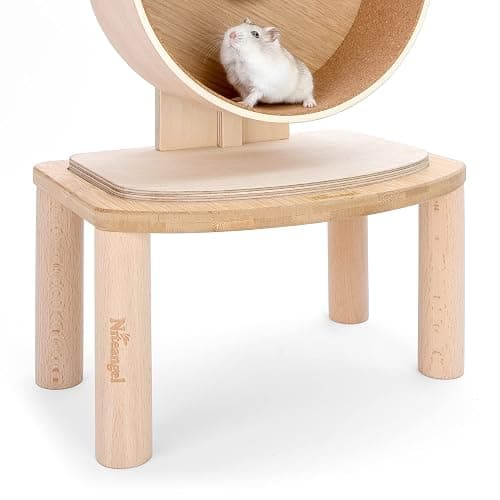 Niteangel Anti-Slide Hamster Wheel Platform for Super-Silent, Acrylic, Wooden, and Cloud Series Wheels (Small) thumbnail 9