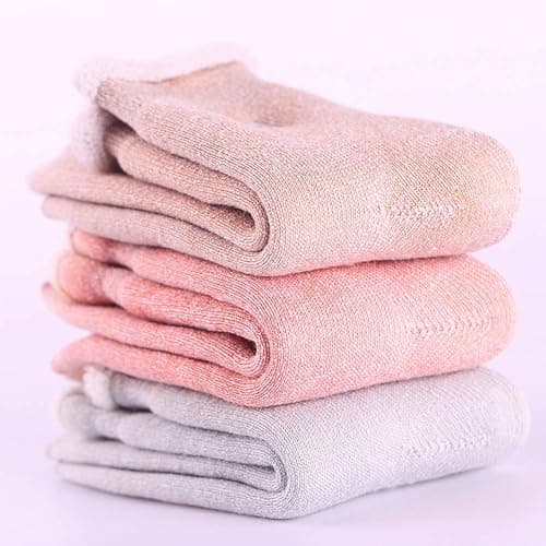 Yoicy Womens Super Thick Wool Socks - Soft Warm Comfort Casual Crew Winter Socks (Pack of 3-5), Multicolor thumbnail 5