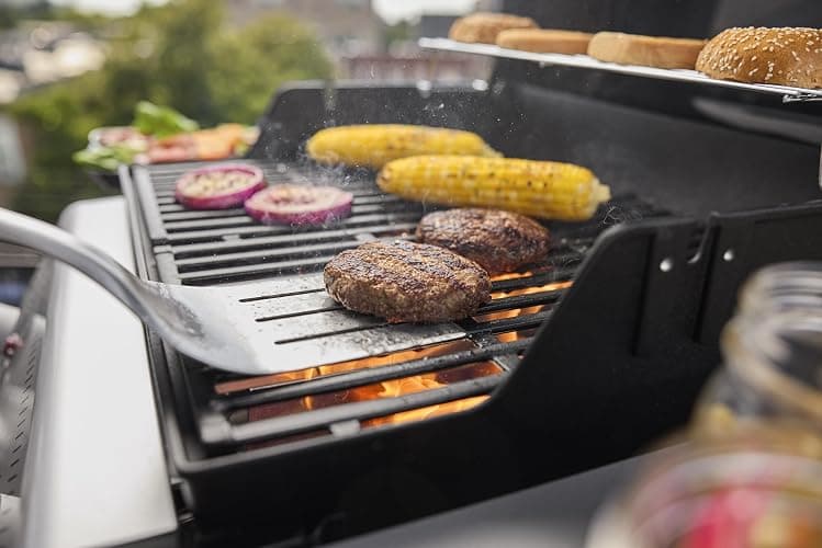 Weber Spirit E-210 Liquid Propane Gas Grill for Outdoor Cooking and BBQ, 2 Burners, Black – Porcelain-Enameled Cast-Iron Grates & Snap-Jet Ignition thumbnail 9