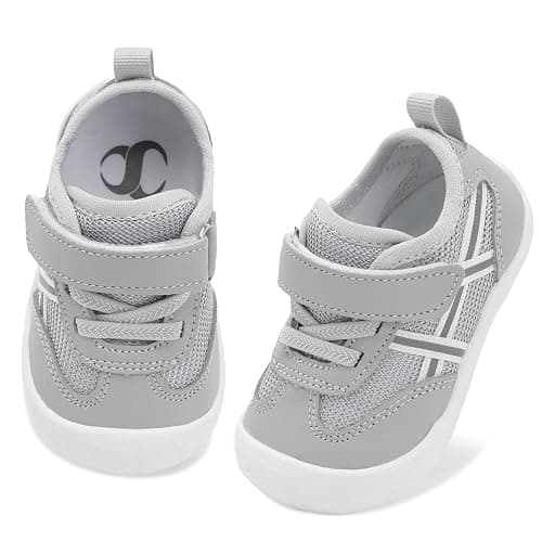 Scurtain Baby Shoes Boy Girl First Walking Shoe Infant Crib Breathable Sneakers Lightweight Barefoot Shoes for Babies thumbnail 7