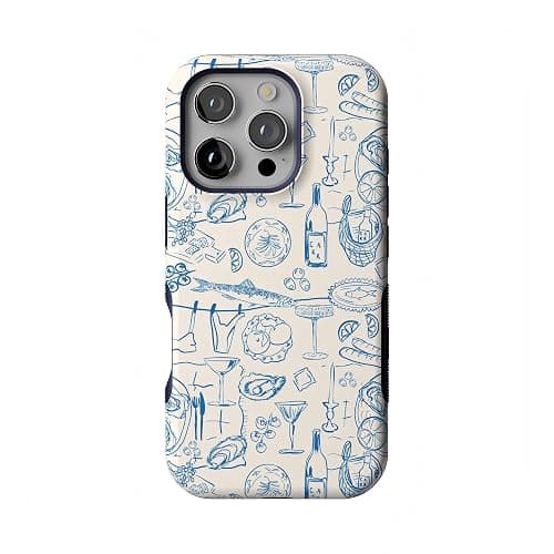 Casely iPhone 16 Pro Case | Amalfi Aperitivo | Dolce Vita | Bold Protective Design | Compatible with MagSafe - Image 1
